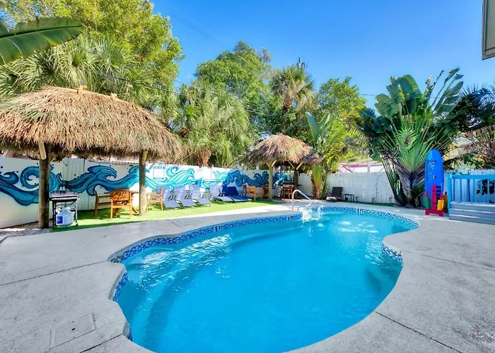 Pink Flamingo Unit, Steps To Beach, Siesta Key Village & Pet-Friendly