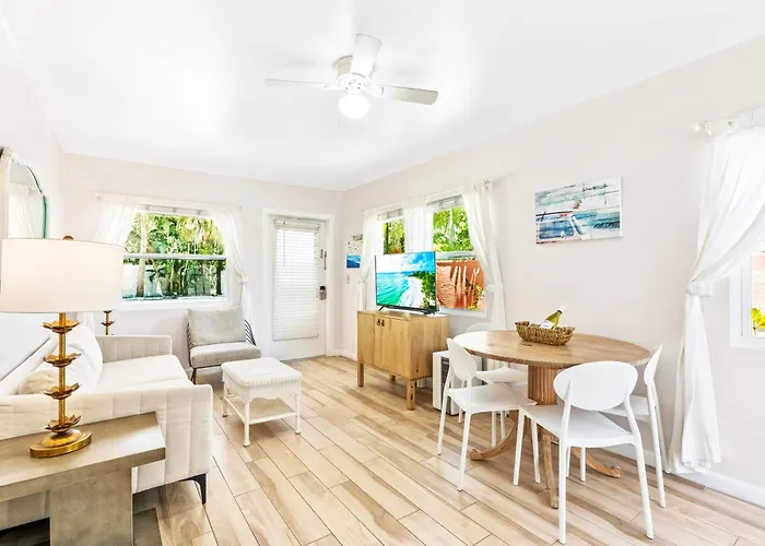Heron Lagoon, Dock, Pool, The Coquina At Siesta Key Bungalows