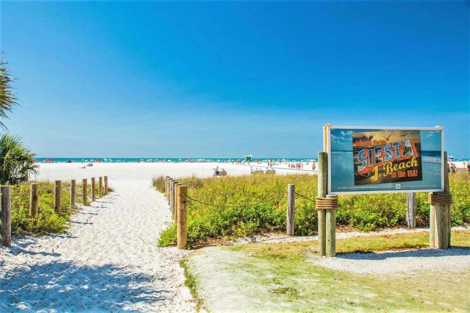Ideal Beach Steps To Siesta Beach And Village Shops And Restaurants *